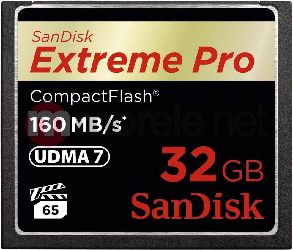  SanDisk CompactFlash 32GB Extreme Pro 160MB/s SDCFXPS-032G-X46 atmiņas karte