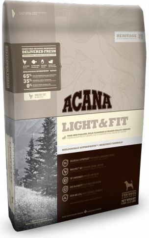 Acana Light & Fit Pies 11.4 kg barība suņiem