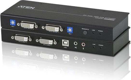 ATEN CE604 DVI Dual View KVM Extender KVM komutators