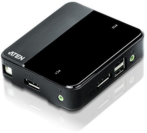 Aten CS782DP KVM Switch 2 port USB / DisplayPort KVM komutators