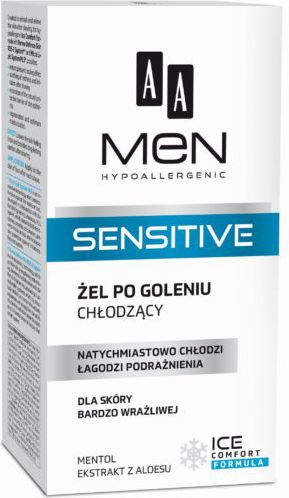 AA Men Sensitive Cooling After Shave Gel chlodzacy zel po goleniu do skory bardzo wrazliwej 100ml 64775042 (5900116024677)