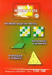 Miniatury Matematyczne 47 Kwadraty magiczne 128667 (9788360689929) galda spēle