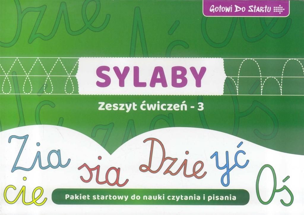 Gotowi do startu. Sylaby. Zeszyt cwiczen 3 288915 (9788361022527) galda spēle