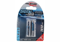 Ansmann 1x2 Akku NiMH Mignon 2850 mAh Digital Baterija