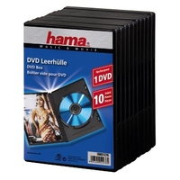 1x10 Hama DVD-Jewel Case black                      51276
