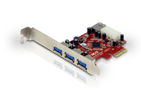 CONCEPTRONIC 4-Port PCI Express Card/  USB 3.0/ C4USB3EXI karte