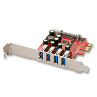 USB 3.0 Karte 4  Port, PCIe  4 x Typ A USB 3.0/2.0/1.1 karte