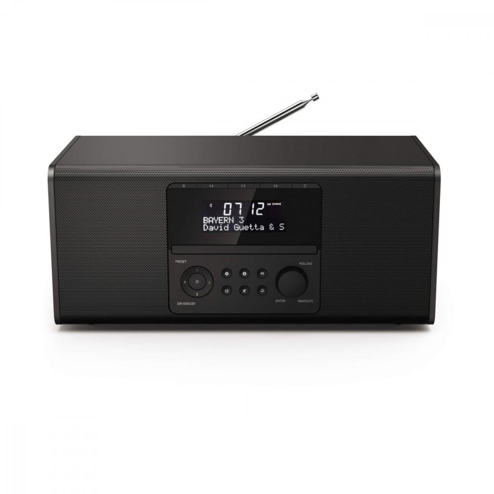 Hama Digitalradio DR1550CBT FM/DAB/DAB+/CD/Bluetooth radio, radiopulksteņi