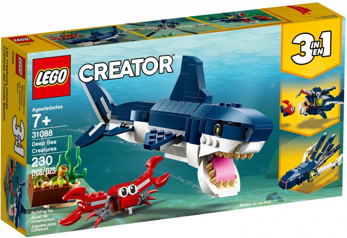 LEGO Creator 31088 Deep Sea Creatures LEGO konstruktors
