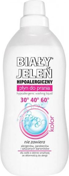 Bialy Jelen Hipoalergiczny plyn do prania Kolor 1L (BJN000031) BJN000031 (5900133010745) Sadzīves ķīmija