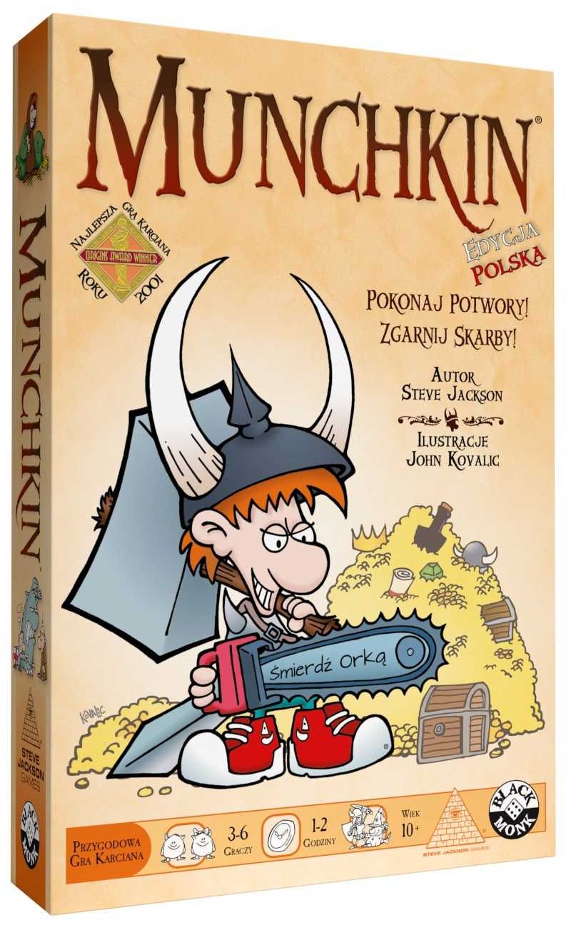 Black Monk Munchkin PL (125934) 125934 (5901549119237) galda spēle