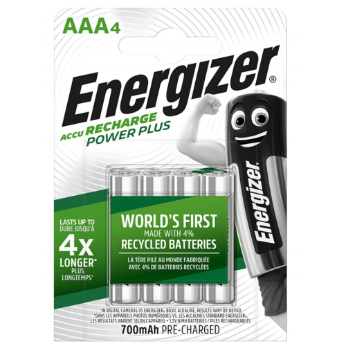 Energizer PRECHARGED HR03 700MAH ALWAYS READY BLISTERA IEPAKOJUMA 4GB. Baterija