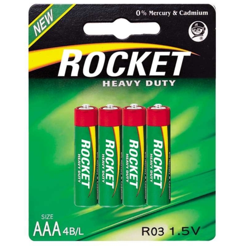 Rocket R03-4BB (AAA) Blistera iepakojuma 4gb Baterija