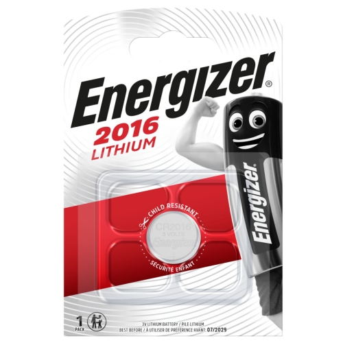 Energizer CR2016 BLISTERA IEPAKOJUMA 1GB. Baterija