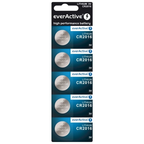 everActive CR2016-5BB Blistera iepakojuma 5gb. Baterija