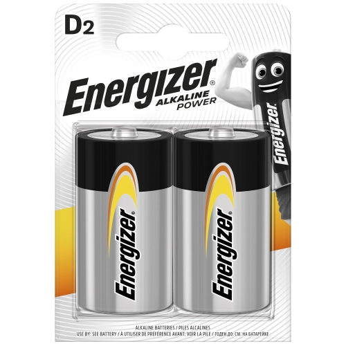 Energizer LR20-2BB Alkaline Power D (LR20) BLISTERA IEPAKOJUMA 2GB. Baterija