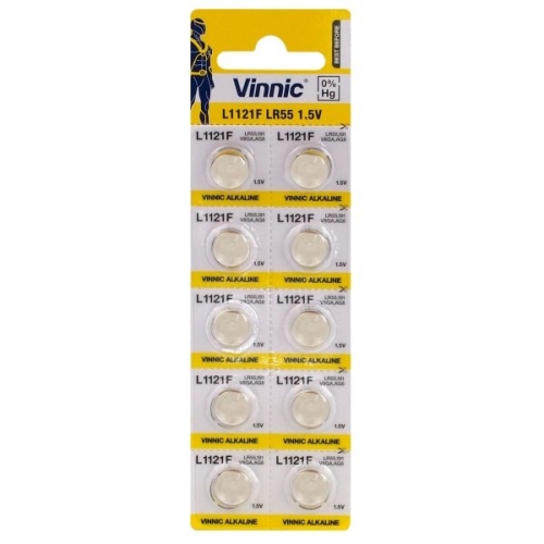 Vinnic AG8-10BB Blistera iepakojuma 10gb. Baterija