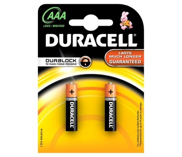 Duracell MN 2400 Basic AAA (LR03) Blistera iepakojuma 2gb. Baterija