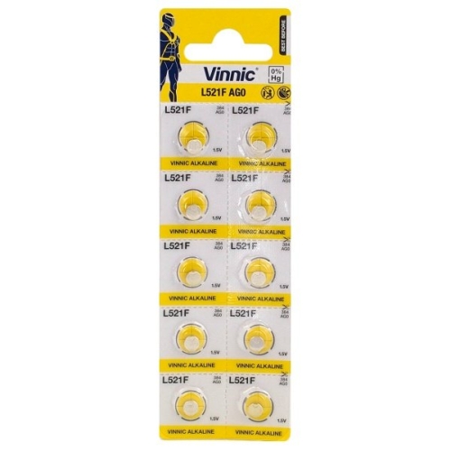 Vinnic AG0-10BB Blistera iepakojuma 10gb. Baterija