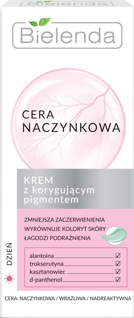 Bielenda Krem do twarzy Cera Naczynkowa nawilzajacy 50ml 136034 (5902169036034) kosmētika ķermenim