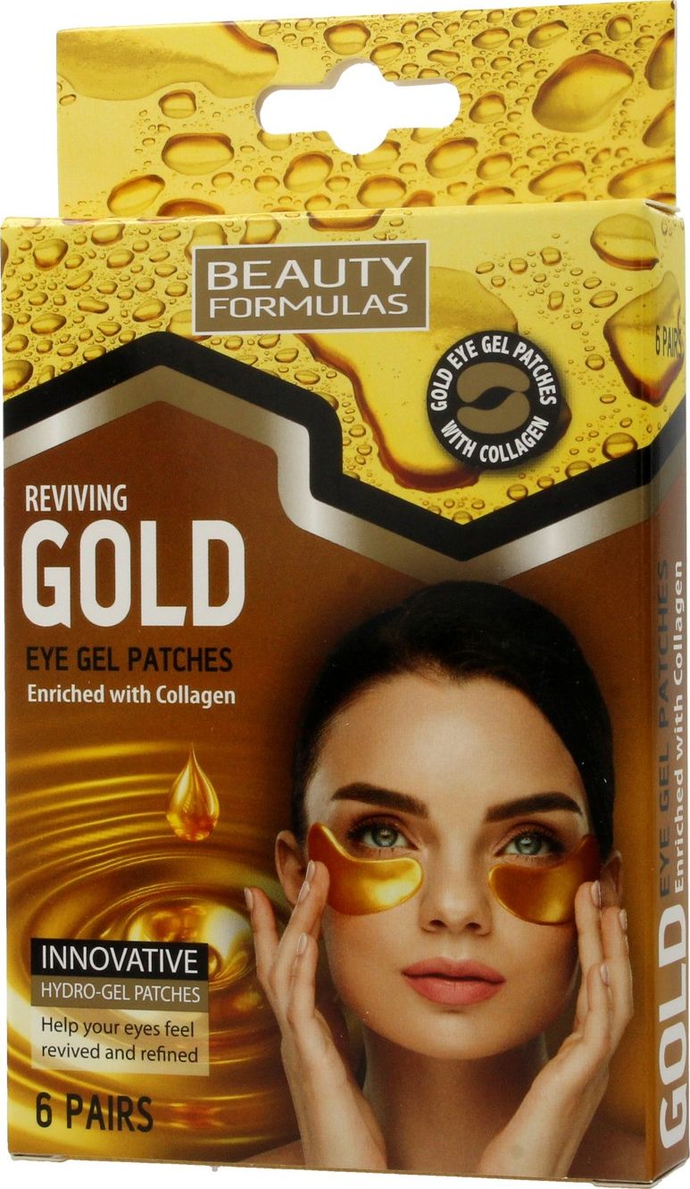 Beauty Formulas Platki pod oczy Gold Zlote 12 szt. 722850 (5012251012850)