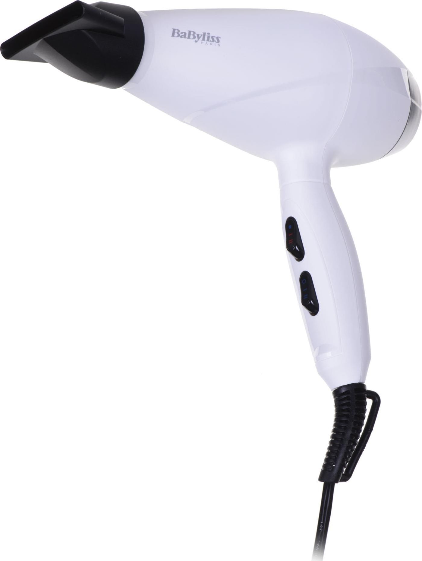 BaByliss 6704WE hair dryer 2000 W Black, White Matu fēns