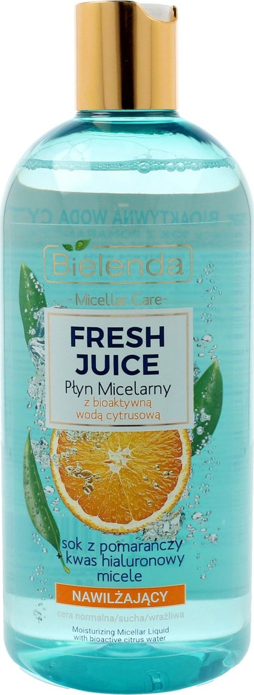 Bielenda Plyn micelarny Fresh Juice Pomarancza 500ml 133996 (5902169033996) kosmētikas noņēmējs