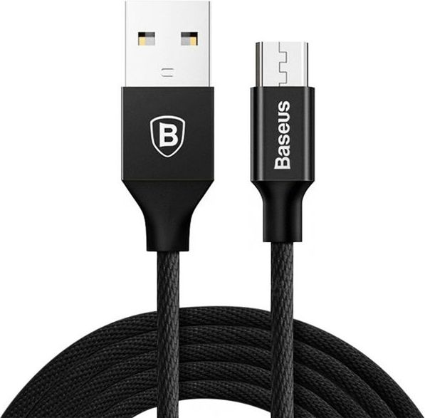 Baseus Yiven Micro USB cable 150cm 2A - Black USB kabelis