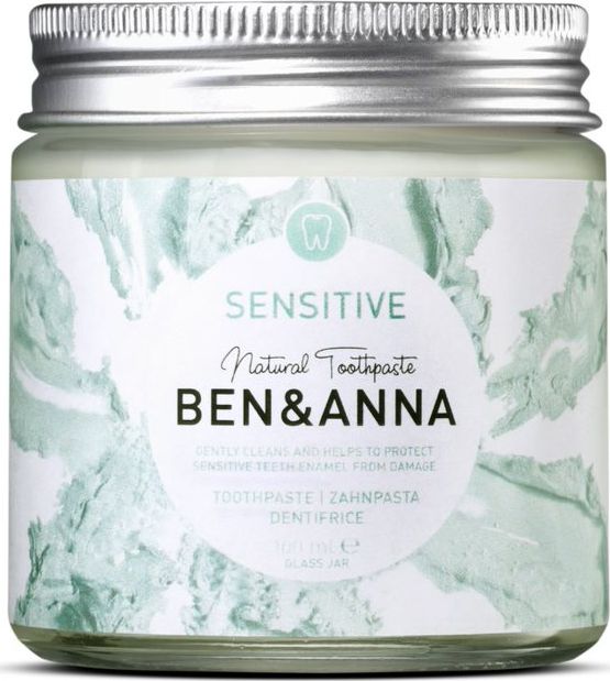 Ben&Anna Pasta do zebow Natural Toothpaste Sensitive 100ml 4260491220523 (4260491220523) mutes higiēnai