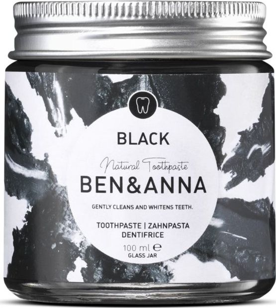 Ben&Anna Pasta do zebow Natural Toothpaste Black 100ml 4260491220509 (4260491220509) mutes higiēnai