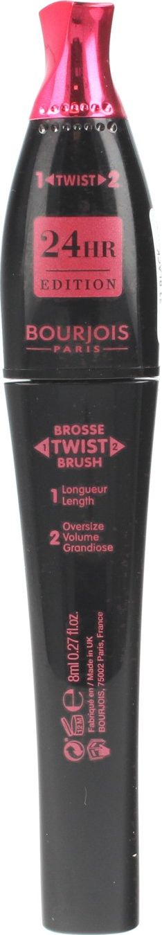 Bourjois Paris Tusz do rzes Twist up the Volume Mascara 24h 23 Black 8ml 29102163023 (3614227182455) skropstu tuša