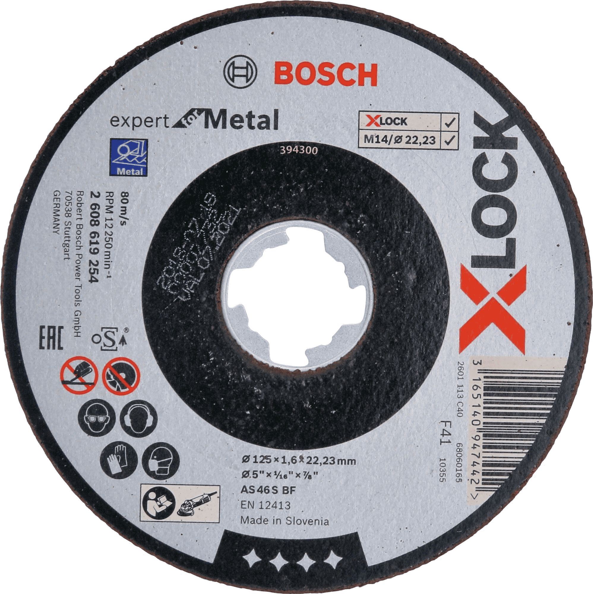 Bosch X-LOCK tarcza tnaca do metalu 125x1,6mm (2608619254)