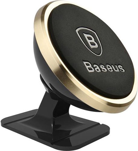 Baseus Magnetic car phone holder - gold SUGENT-NT0V Mobilo telefonu turētāji