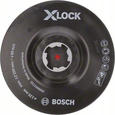 Bosch X-LOCK Backing Pads 125 mm Hook and Loop