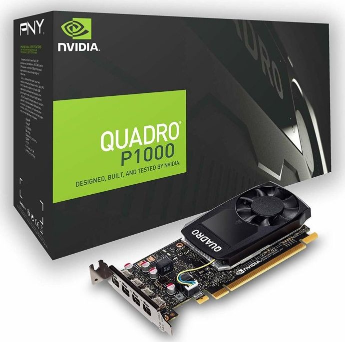 PNY Quadro P1000 DVI 4GB GDDR5 128bit video karte
