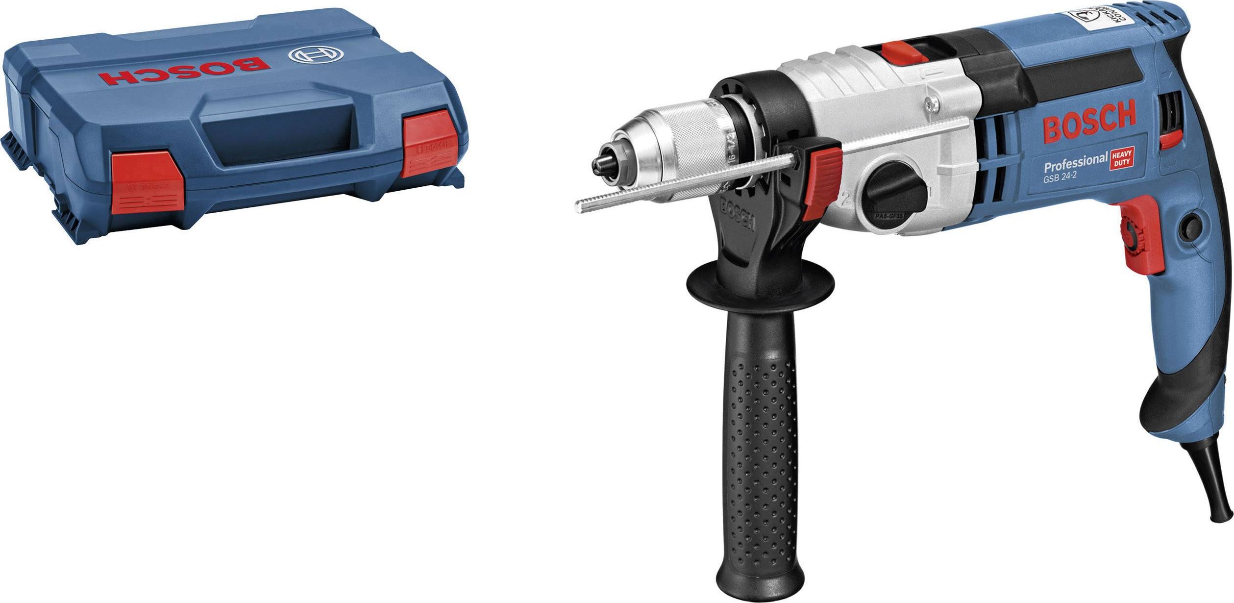 Bosch impact drill GSB 24-2 Professional (blue / black, 1,100 watts)