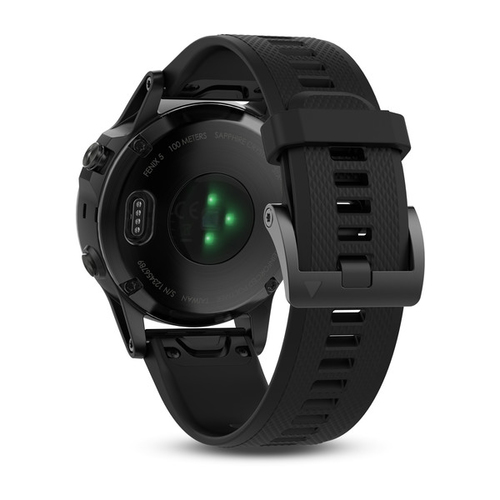 Garmin fenix 5 Saphir black blackes Armband Performer 47mm Viedais pulkstenis, smartwatch
