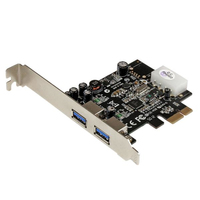 StarTech.com 2 Port USB 3.0 PCI Express Schnittstellenkarte with UASP and 4 Pi... tīkla karte