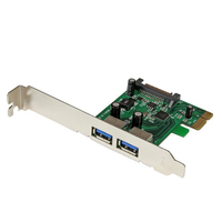 StarTech.com 2 Port PCI Express SuperSpeed USB 3.0 Schnittstellenkarte with UA... tīkla karte