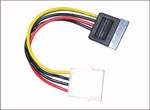 MicroConnect PI01082 SATA Power 4pin-15pin 0,2m kabelis datoram