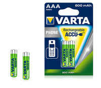 Varta  1x2 Prof. Accu NiMH 800 mAh AA Baterija