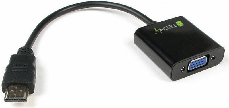 Techly HDMI male to VGA female converter with audio KVM komutators
