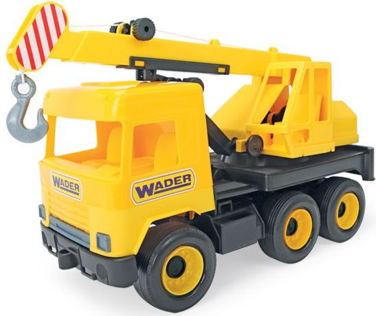 Wader Middle truck - Dzwig zolty (234559) Rotaļu auto un modeļi