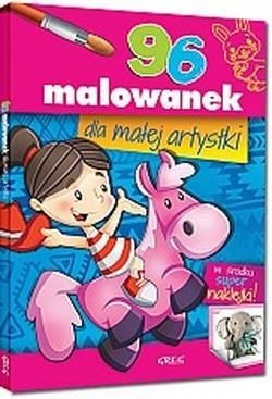 96 malowanek dla malej artystki - 229779 229779 (9788375177299) Literatūra