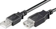 Kabel USB Gembird USB A/USB A, black, 1.8m (68903) USB kabelis