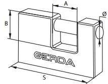 Gerda Klodka zeliwna trzpieniowa 60mm (GROKZT0006000.0613OP) GROKZT0006000.0613OP (5902203177891)