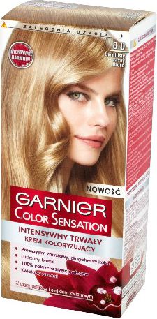 Garnier Color Sensation Krem koloryzujacy 8.0 Light Blond- Swietlisty jasny blond 0341041 (3600541136854)