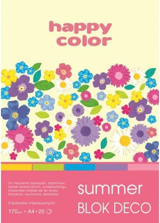 Happy Color Blok techniczny A4 20k kolorowy 268930 (5905130010682)