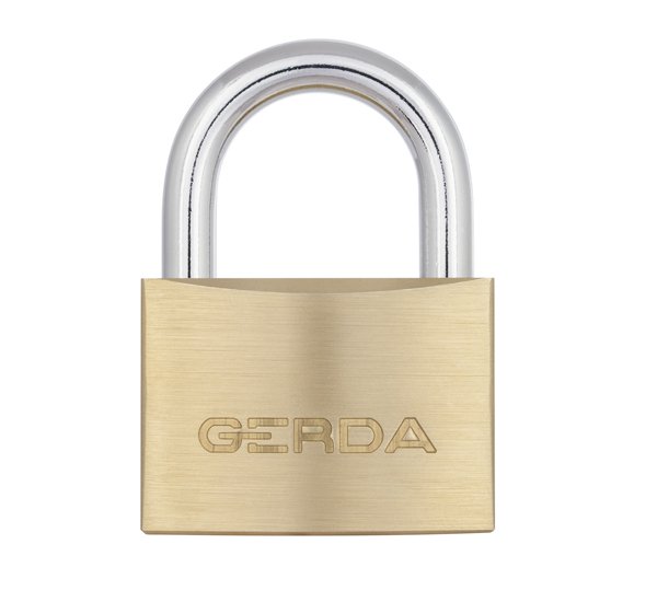 Gerda Klodka mosiezna 40mm + 3 klucze (KMP40) KMP40 (5903373000699)