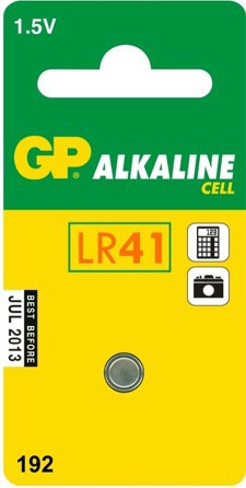 GP Cell LR41 battery 1 pc. Baterija